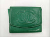 CHANEL Chanel Coin Case Green No. 2 Coin Case