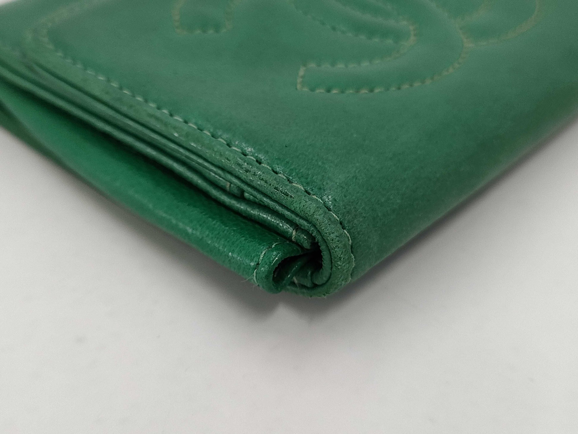 CHANEL Chanel Coin Case Green No. 2 Coin Case