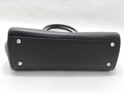 BURBERRY All Leather Handbag Handbag