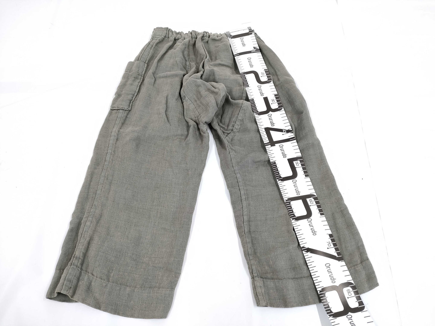Y's for Living Yohji Yamamoto Relaxed Fit Easy Linen Khaki Pants