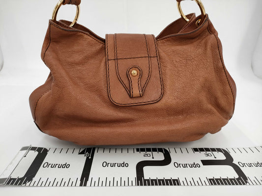 TODS Leather Shoulder Bag Light Brown Shoulder Bag