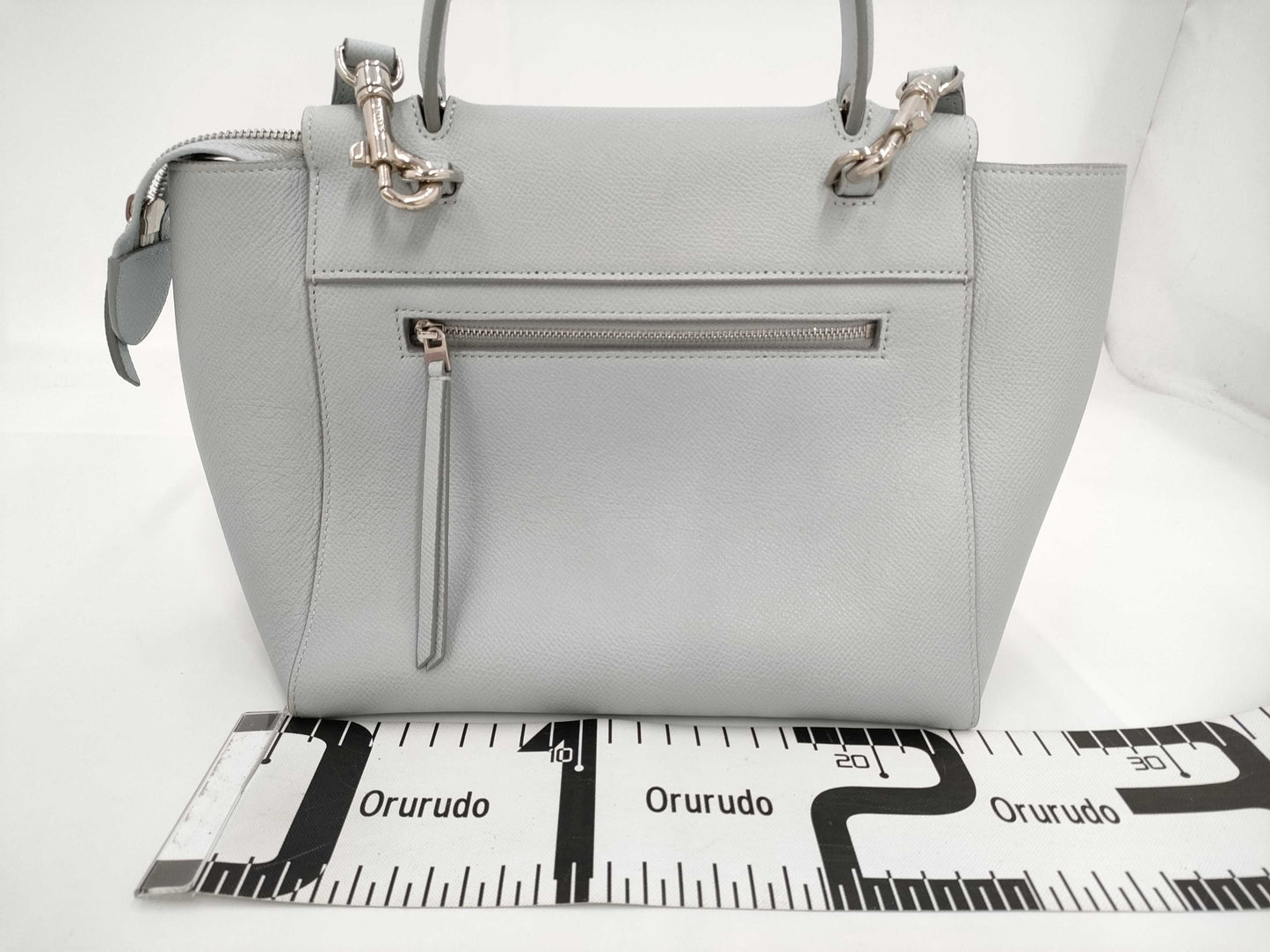 CELINE Belt Bag 2-Way Handbag Light Blue Handbag