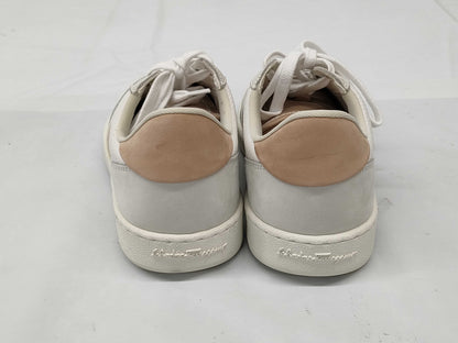 Salvatore Ferragamo Women's Leather Suede Sneakers with New Logo, Size 6.5