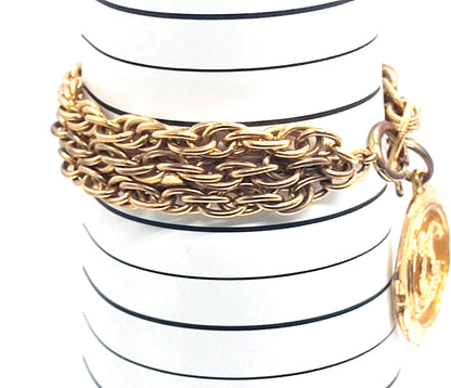 CHANEL Coco Mark Bracelet 93P Bracelet/Bangle