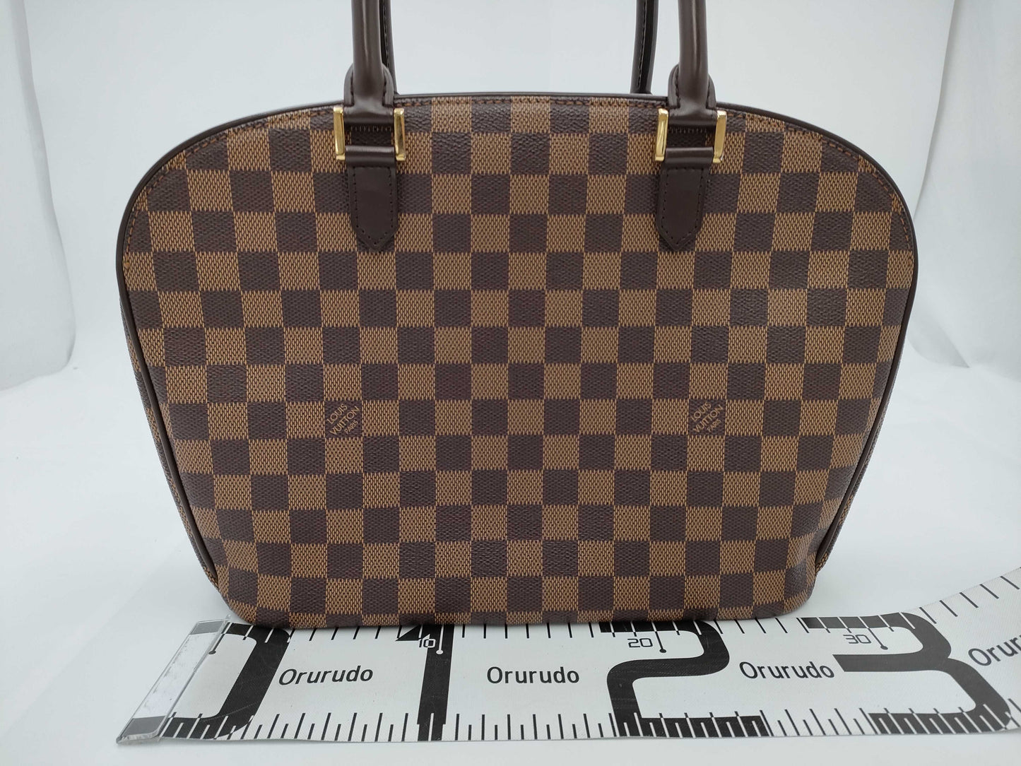 LOUIS VUITTON Damier Saria Horizontal Handbag