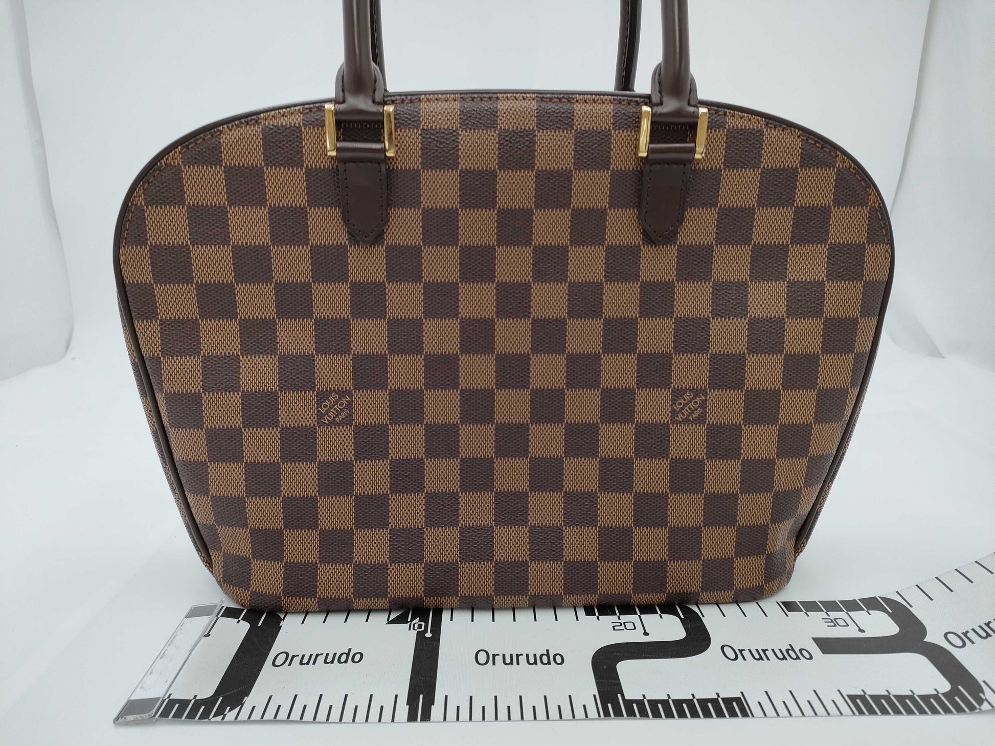 LOUIS VUITTON Damier Saria Horizontal Handbag