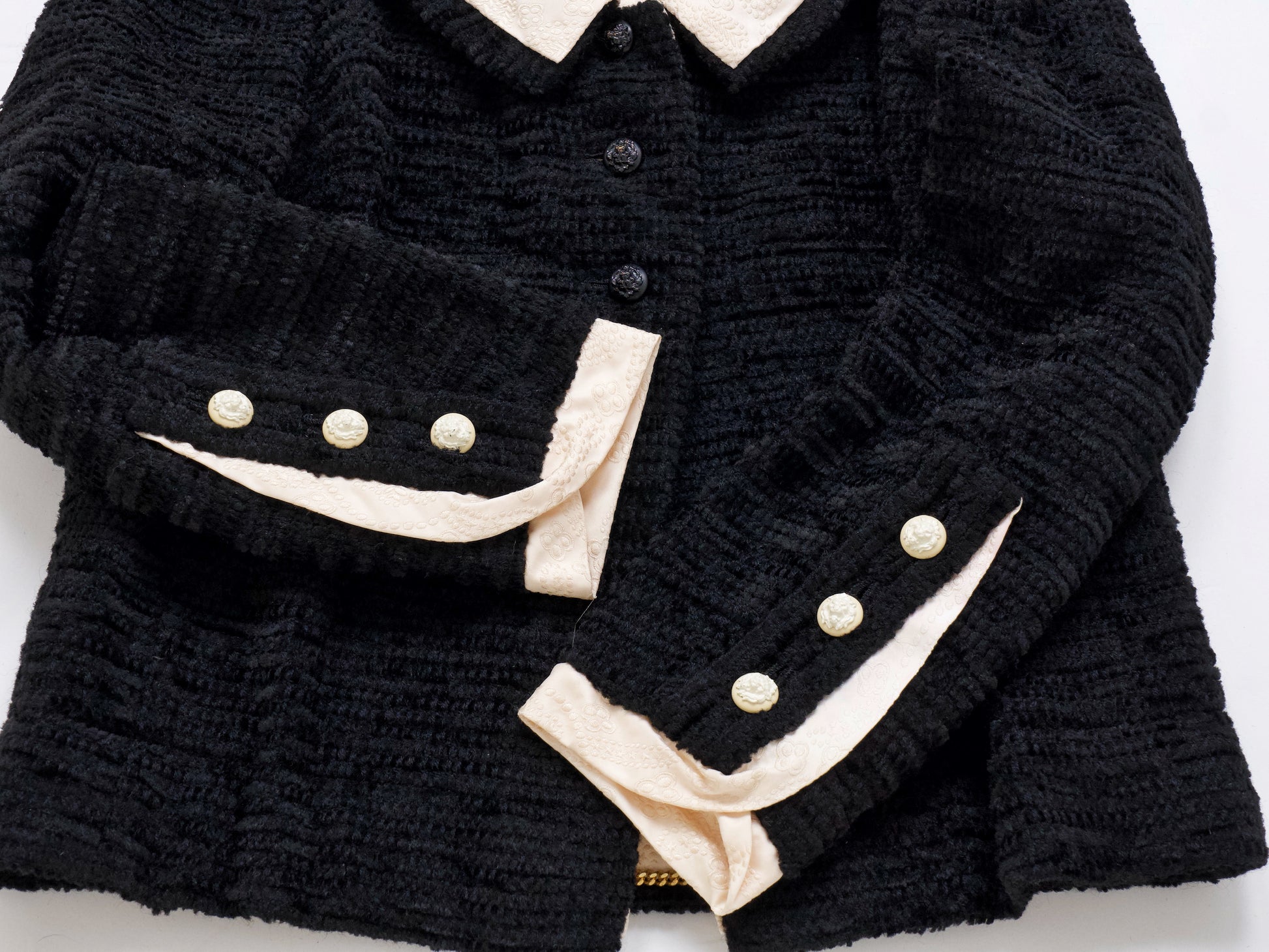 CHANEL 1964 Haute Couture Gabriel's personal period mohair tweed jacket and suit, size 38-40 / same style as the one in the Met collection. Other apparel.