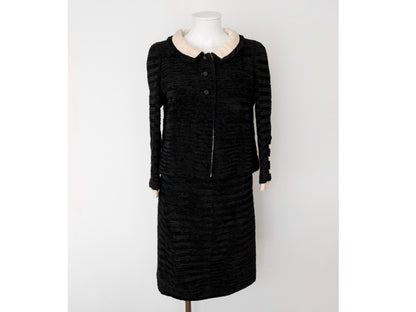 CHANEL 1964 Haute Couture Gabriel's personal period mohair tweed jacket and suit, size 38-40 / same style as the one in the Met collection. Other apparel.