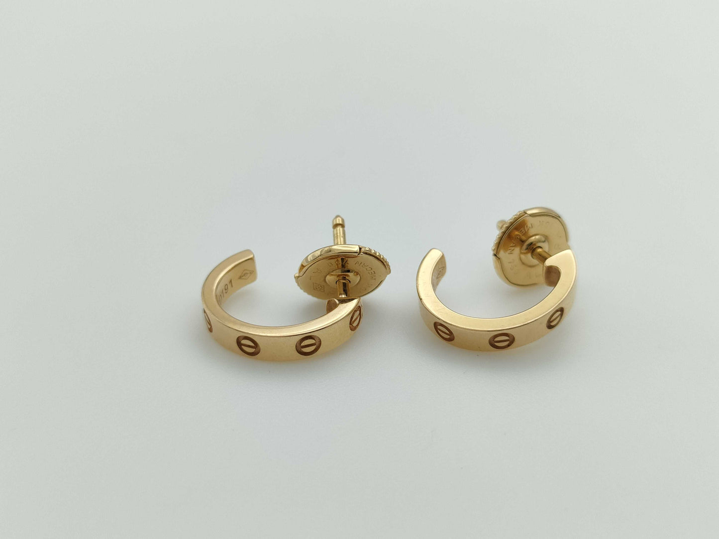 Cartier Mini Love PG Au750 3.3g Earrings 