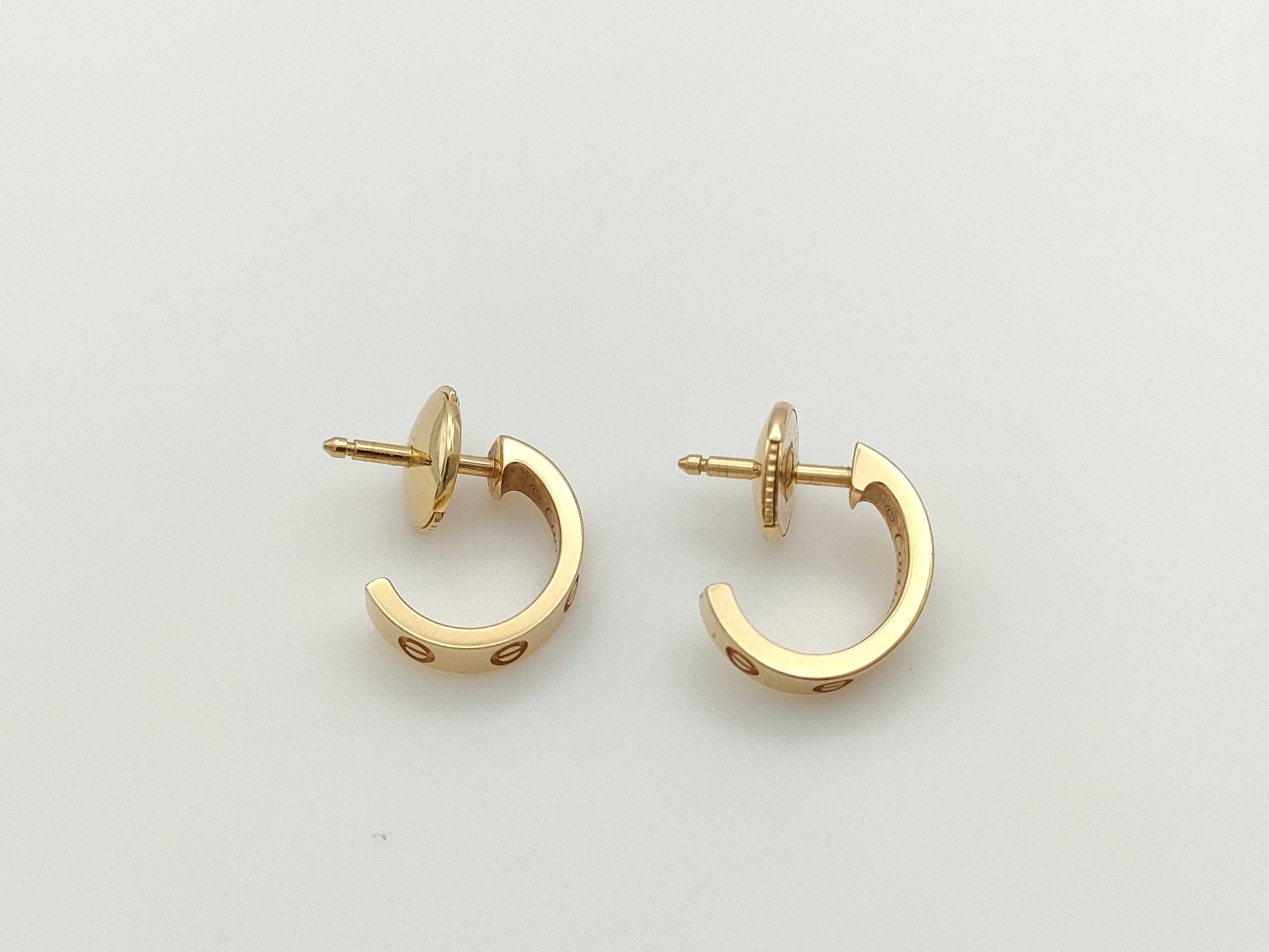 Cartier Mini Love PG Au750 3.3g Earrings 