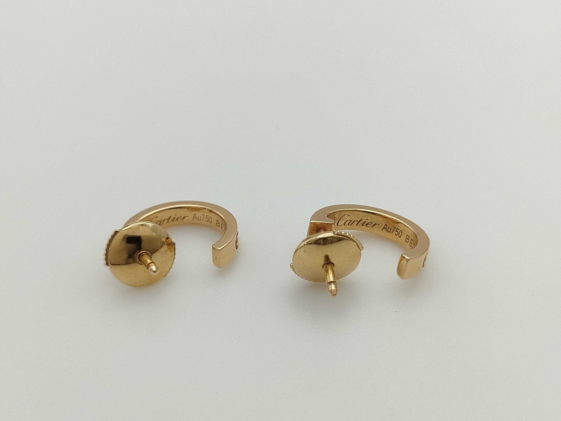 Cartier Mini Love PG Au750 3.3g Earrings 
