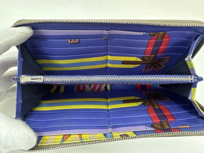 HERMES Azap Long Wallet with X Stamp