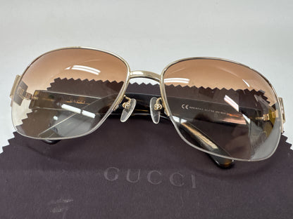 GUCCI GG2719 Gold and Brown Sunglasses
