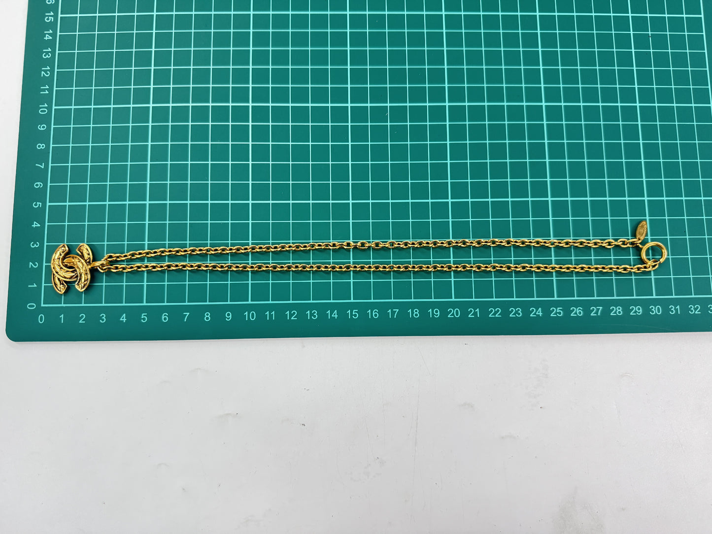 CHANEL Coco Mark Necklace, Gold, 55cm Chain