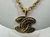 CHANEL Coco Mark Necklace, Gold, 55cm Chain