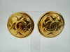 CHANEL Matelasse earrings GP accessories earrings