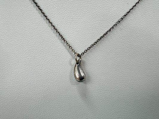Tiffany & Co. 925 Teardrop Necklace, Chain: Approx. 42cm, Weight: 2.0g