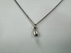 Tiffany & Co. 925 Teardrop Necklace, Chain: Approx. 42cm, Weight: 2.0g