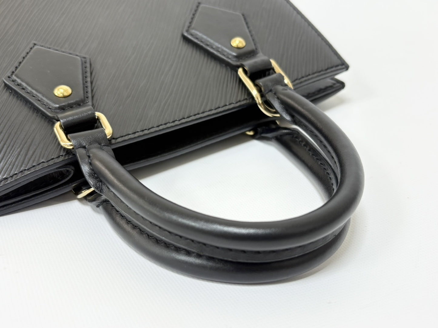 LOUIS VUITTON M20958 Epi Sac Plat BB Noir Black RFID Enabled Handbag