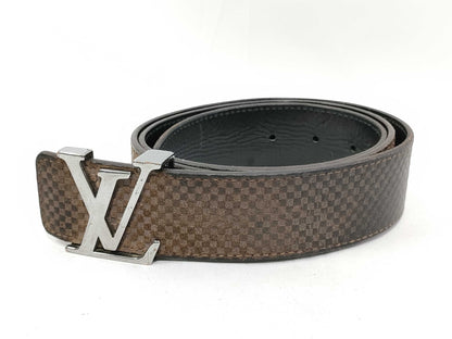 LOUIS VUITTON Micro Damier Santur Belt Size 90/36 Belt