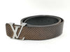 LOUIS VUITTON Micro Damier Santur Belt Size 90/36 Belt