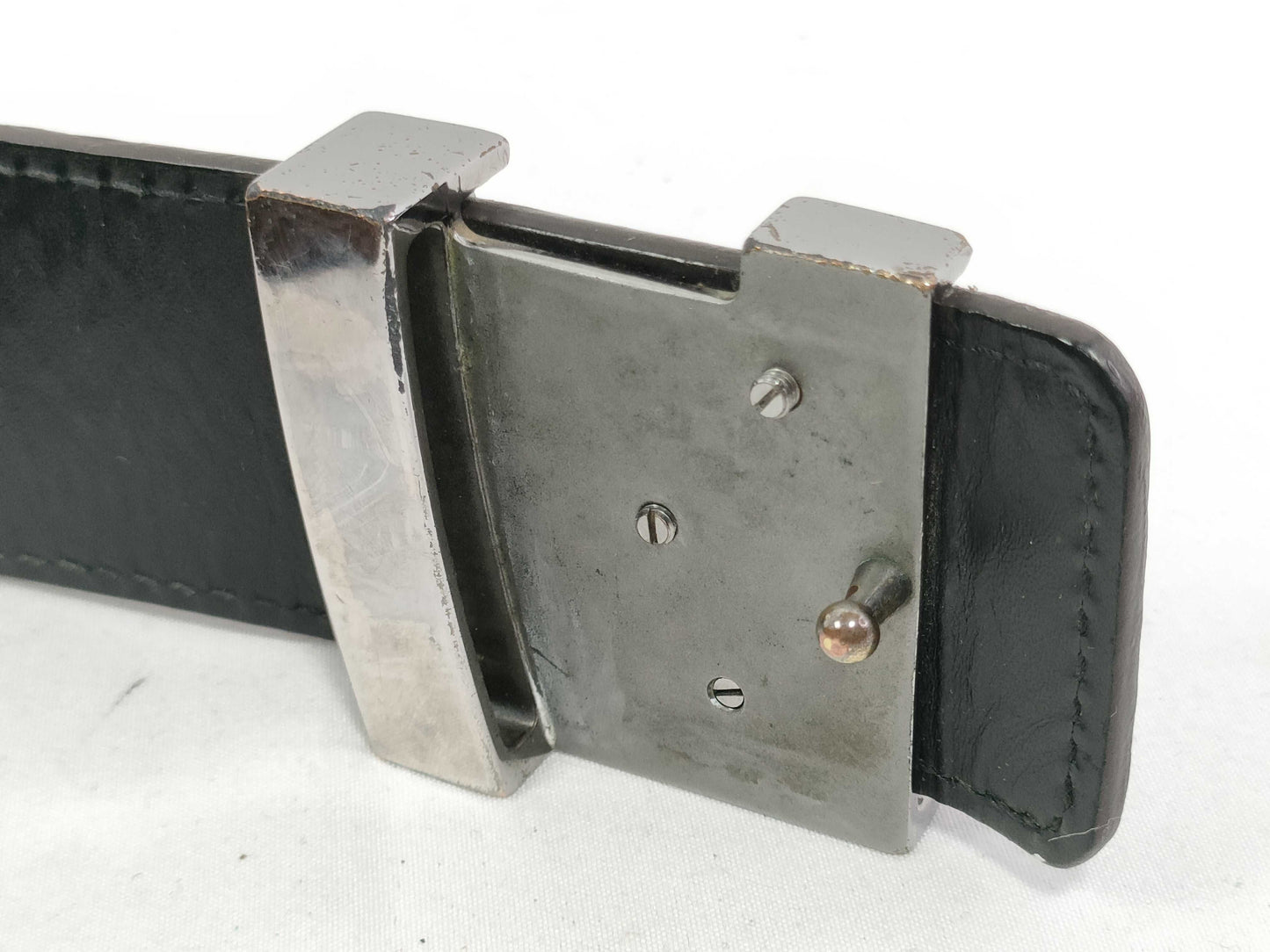 LOUIS VUITTON Micro Damier Santur Belt Size 90/36 Belt