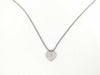 Dior Heart Necklace Silver Necklace