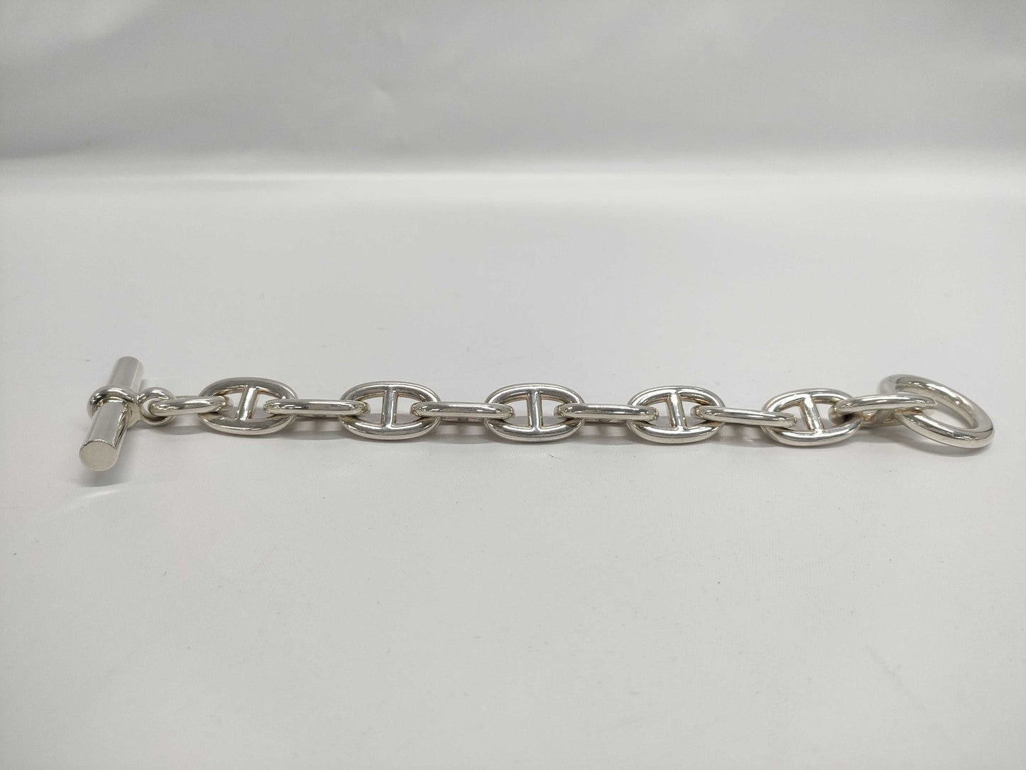 HERMES Chaine d'Ancre Bracelet/Bangle 96.0g/Ag925 Bracelet/Bangle