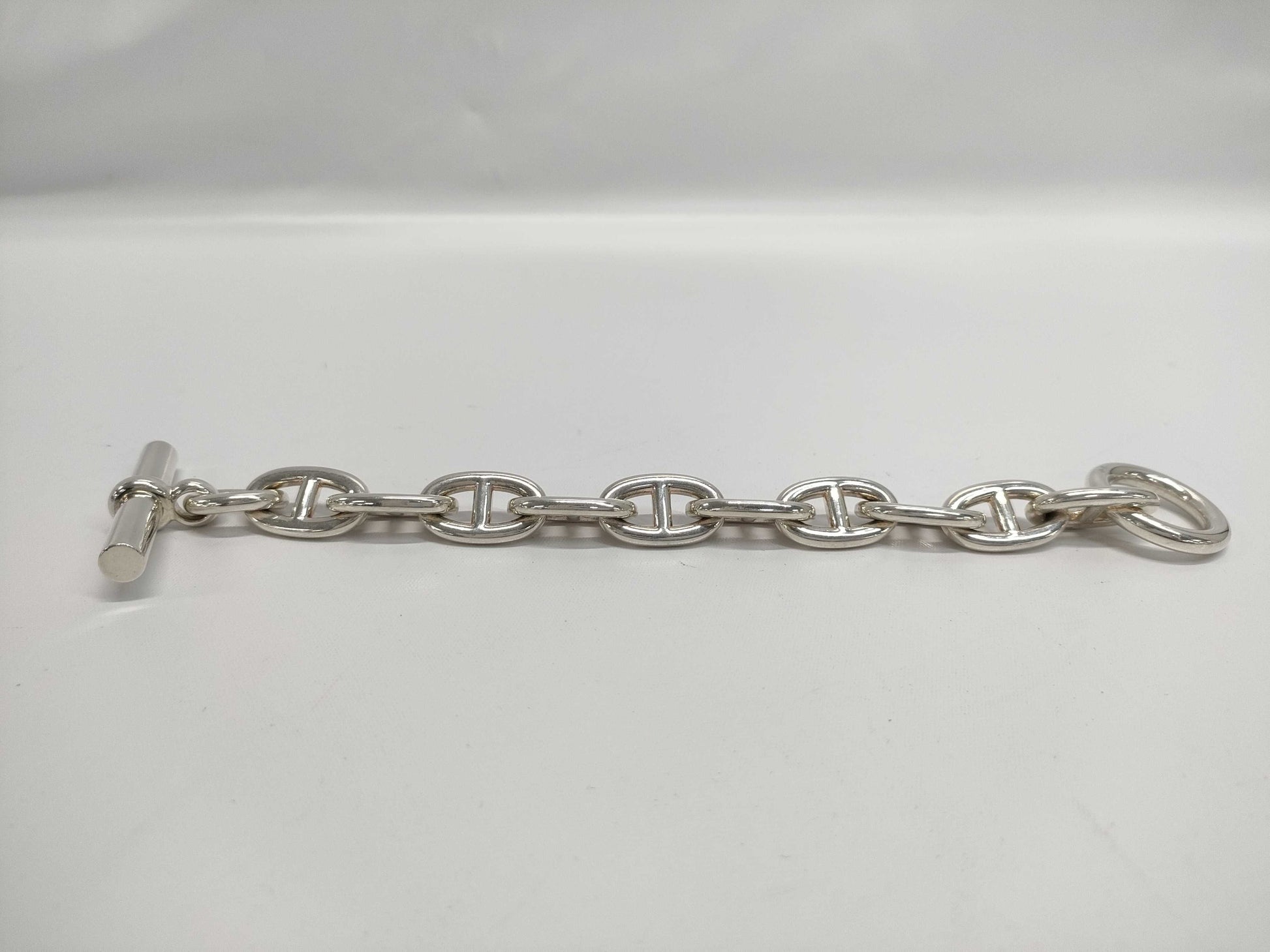 HERMES Chaine d'Ancre Bracelet/Bangle 96.0g/Ag925 Bracelet/Bangle
