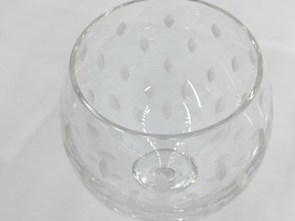 HERMES Fanfare Single Glass Pair 17cm Glass