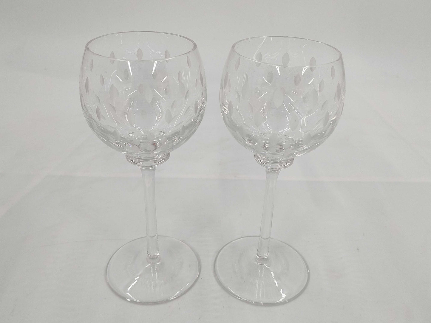 HERMES Fanfare Single Glass Pair 17cm Glass