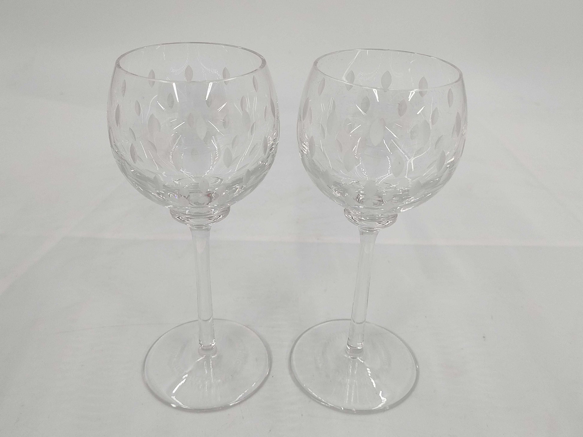 HERMES Fanfare Single Glass Pair 17cm Glass
