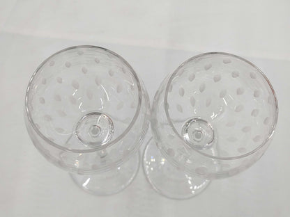 HERMES Fanfare Single Glass Pair 17cm Glass