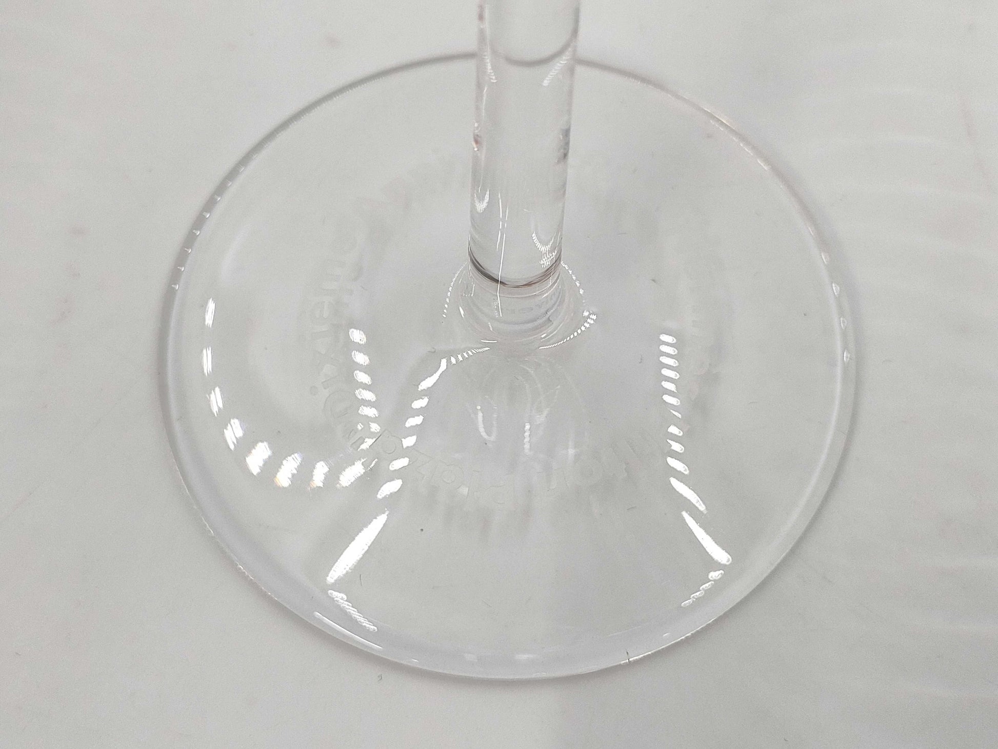 HERMES Fanfare Single Glass Pair 17cm Glass