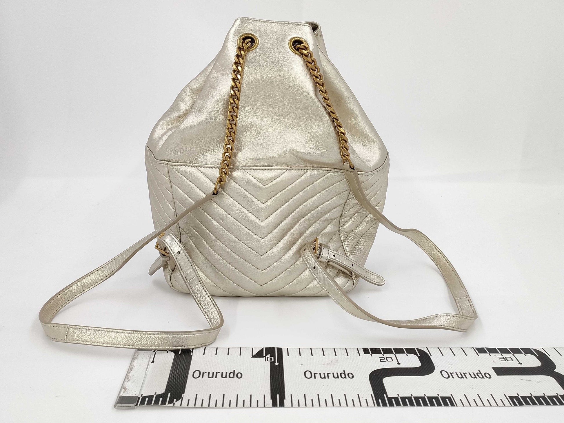 Yves Saint Laurent Monogram Backpack 