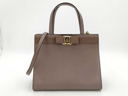 Salvatore Ferragamo Ferragamo Vara 2-Way Shoulder Bag/Handbag