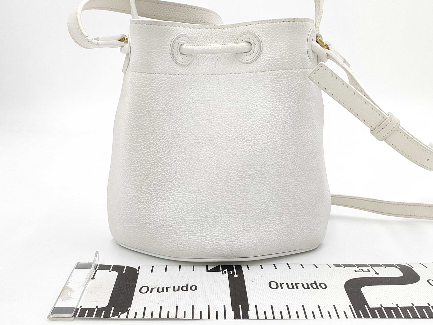 BURBERRY Mini TB Bucket Handbag