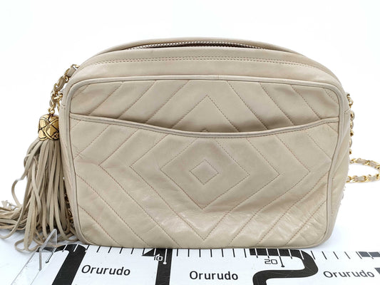 CHANEL Tassel Chain Shoulder Bag