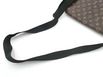 LOUIS VUITTON Monogram Macassar District MM Shoulder Bag