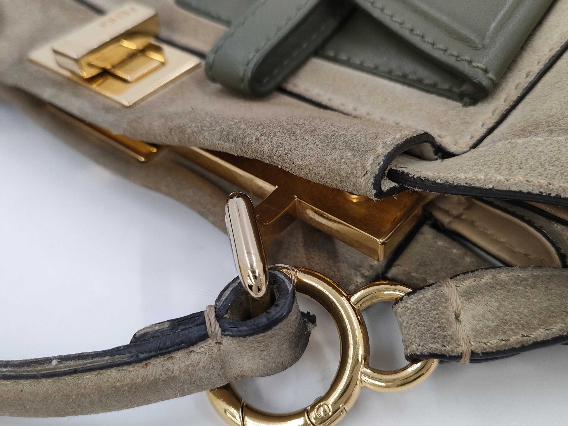 FENDI FENDI Peekaboo Mini Pocket Shoulder Bag Handbag