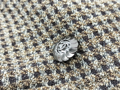 CHANEL CHANEL FLOWER COCO MARK BUTTON DOUBLE TAILORD JACKET 40 Jacket