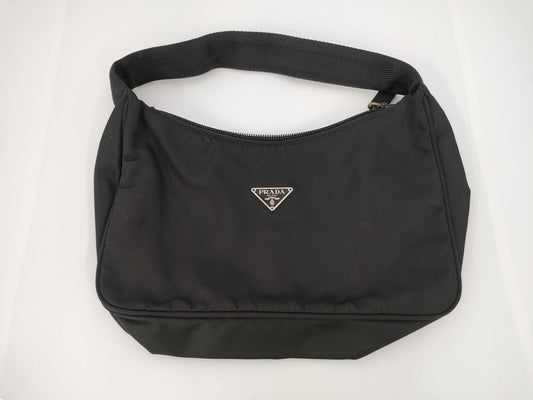 PRADA nylon handbag black handbag