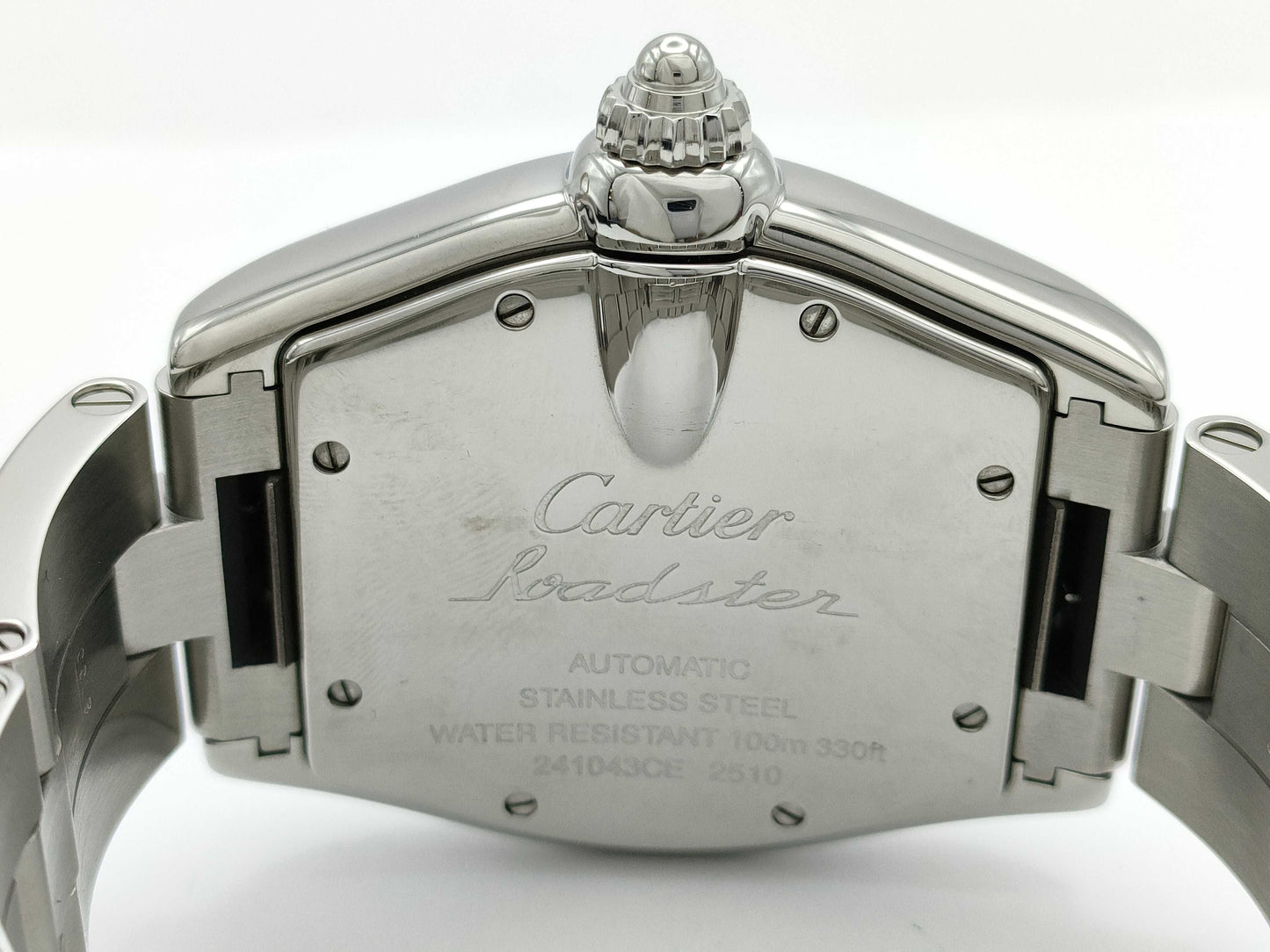 Cartier Roadster LM W62041V3 2510 241043CE Automatic Black Dial Men's Watch