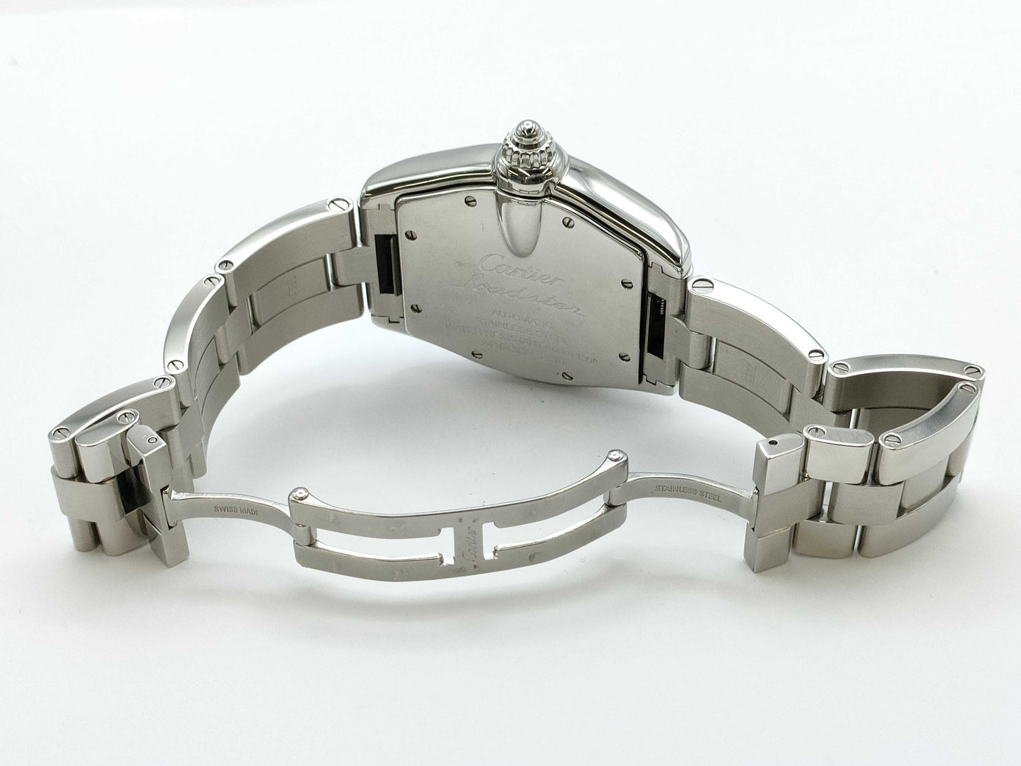 Cartier Roadster LM W62041V3 2510 241043CE Automatic Black Dial Men's Watch