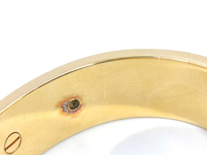 HERMES Kelly Gold and Blue Bangle Bracelet/Bangle