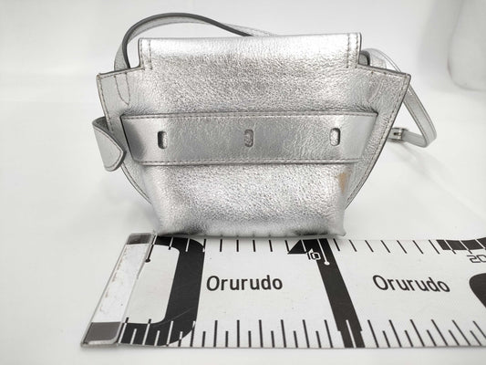 JM DAVIDSON Mini Shoulder Bag Silver Shoulder Bag