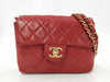 CHANEL Matelasse Shoulder Bag Red Shoulder Bag