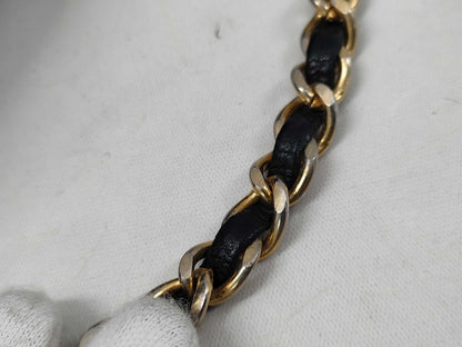 CHANEL Black Cotton Shoulder Bag