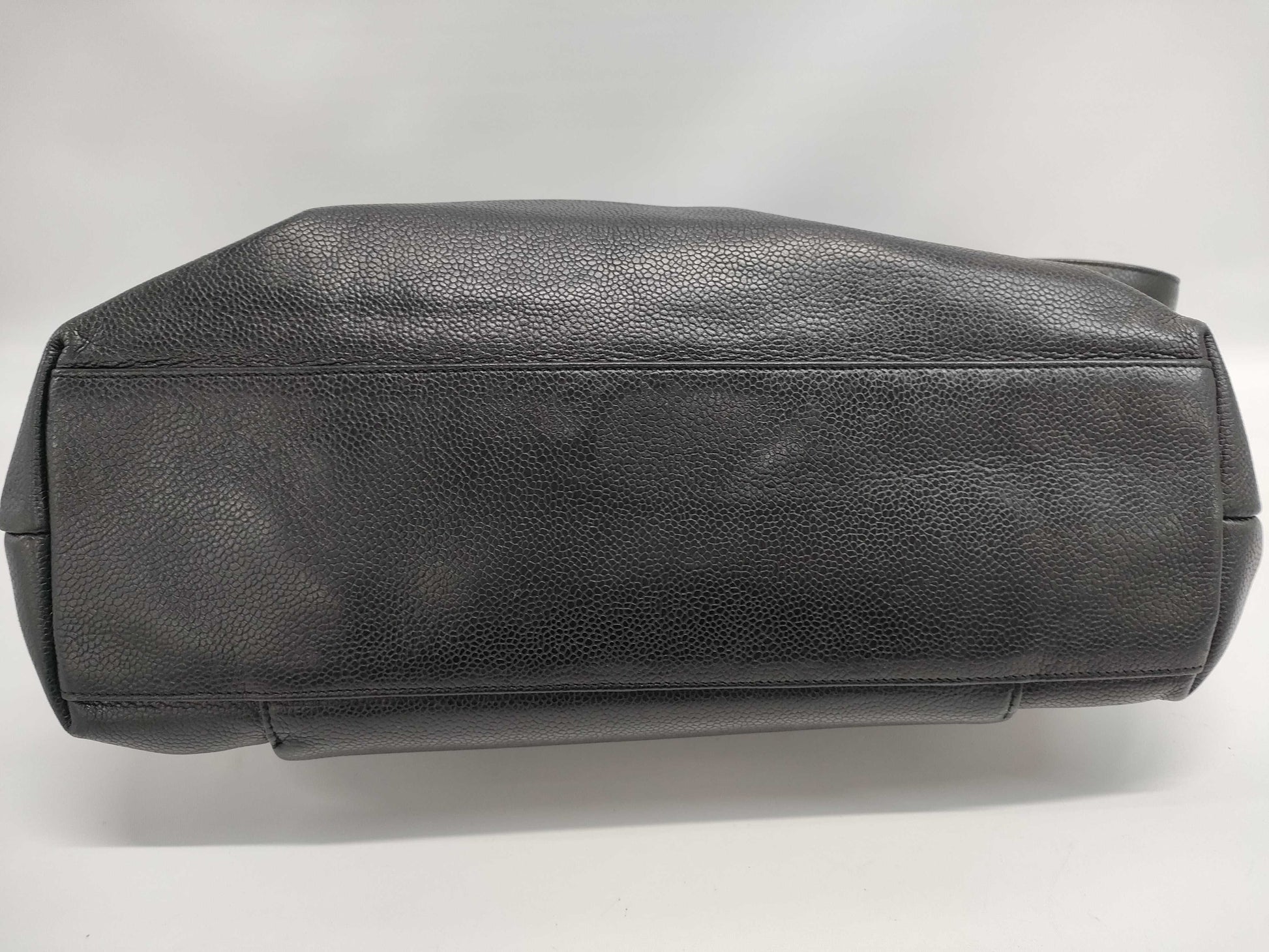 CHANEL Caviar Skin Tote Bag Black Tote Bag