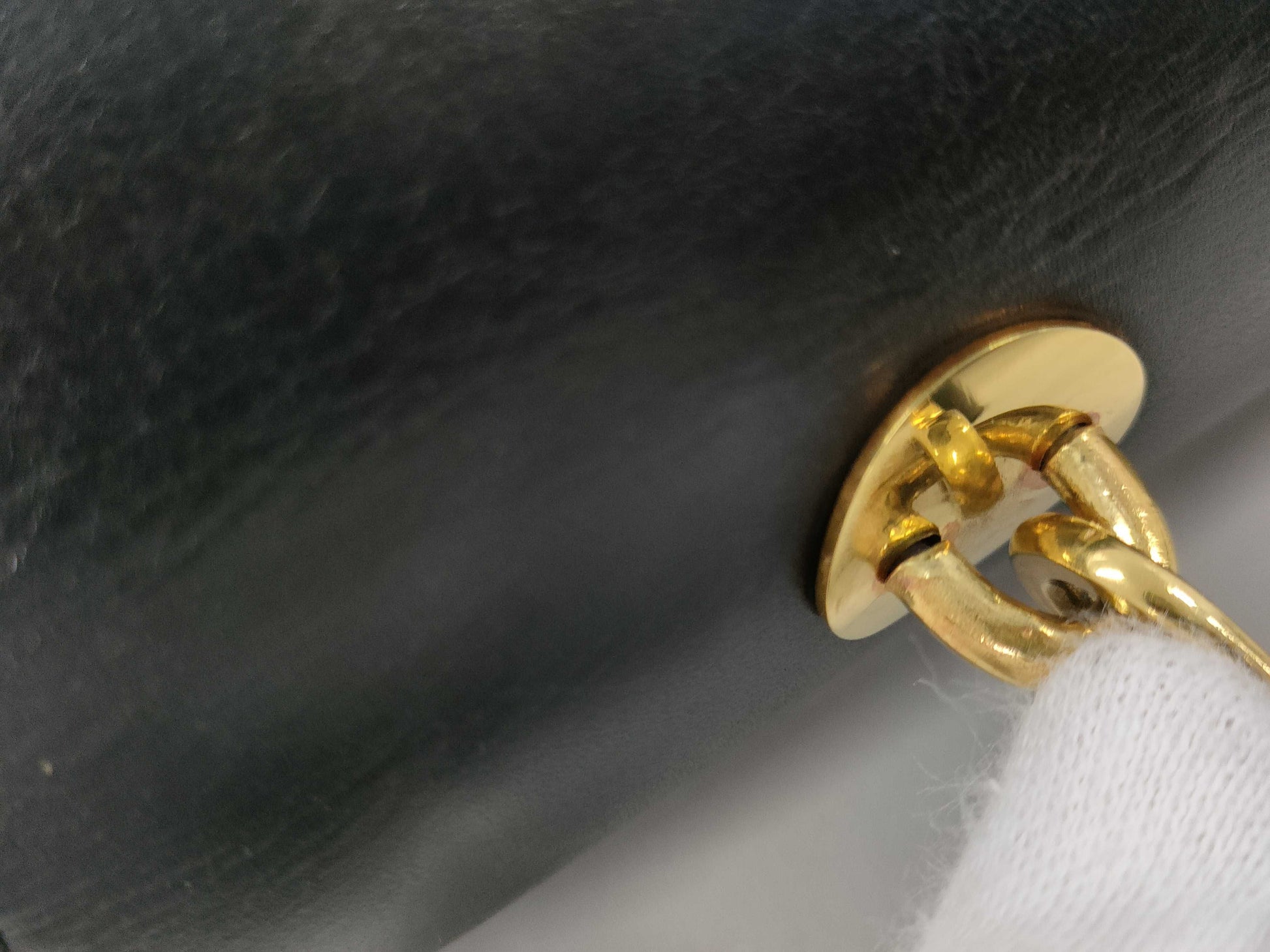 HERMES Paronnière Black Handbag